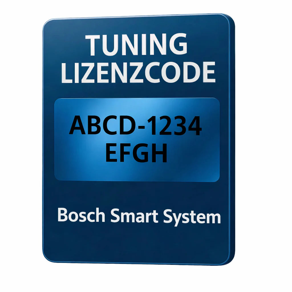 Tuning Lizenzcode für Bosch SmartSystem (BES3) 32/45 Km/h